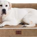 EHEYCIGA Orthopedic XXL Dog Bed, Waterproof Washable XL Big Pet Bed 46"