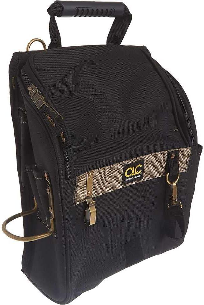 CLC Custom Leathercraft 1509 Zippered Professional Electricians Tool Pouch, 21 Pocket , Black