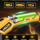 Electric Scissors, Cardboard Cutter, With LED Light, High-Efficiency Brushless Motor, 2000mAh Battery, Tungsten Steel Blade, Suitable for Cloth, Cardboard, Leather, Carpet Wire Rope Cutters