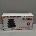 Loaf Pan Set 4-Piece - Deluxe Nonstick Carbon Steel Bakeware for Perfect Bread and Cakes  Dishwasher Safe, Premium Pans for Home Baking (4 Pack (Varied Sizes), Gray)