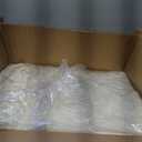 10 Pack Ivory Rectangle Tablecloths 90x156 Inch for 8ft Tables