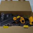 Mini Chain saw Cordless 8 inch Auto Oiler, Automatic Chain Tension, 21V MAX* Rechargeable Cordless Chainsaw with 2x2.0Ah Battery and Charger, Mini Chainsaw 8 inch Cordless Hand-Held Electric Chain Saw