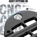 NICECNC Handlebar Clamp Aluminum Compatible with Yamaha Raptor 700 2006-2009 2011-2026, Raptor 700 Special Edition 2010 Black