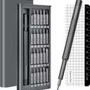 25-in-1 Mini Precision Screwdriver Set: Stocking Stuffers for Men Small Torx Bit Tool Set for Men,Magnetic Torque Repair Tool Kit for Electronics Macbook Watch Eyeglass Ring Doorbell,Birthday Gifts