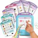 QuTZ Talking Flash Cards, Phonics Flash Cards, Learn to Read with 246 Pages, 29+ Themes, 1200+ Words & Fun Facts, 700+ Interactive Games, Toddler Learning Toys for 2-6 Year Old, 272 Pages, 6.7 inches x 5.5 inches x 0.1 inches