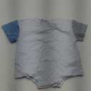 Bafeicao Baby Boy Girl Bubble Romper Color Block Short Sleeve T Shirt Newborn Summer Bodysuit 12-18M, Blue 