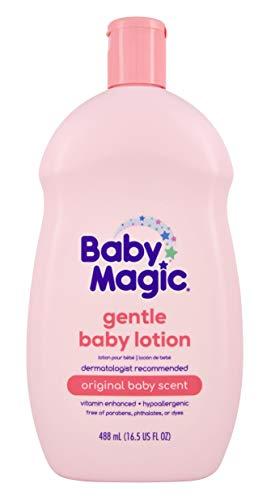 Baby Magic Gentle Baby Lotion, Vitamins & Aloe, Free of Parabens, Phthalates, Sulfates and Dyes, Camellia Oil & Marshmallow Root Original Scent, 16.5 Fl Oz, 6 packs