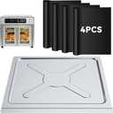 Crumb Tray Compatible with Emeril Lagasse 26 Qt Extra Large French Door Air Fryer, Replacement Crumb Tray with 4 Pcs Oven Liners, Accessories for Emeril Lagasse 26 Qt Air Fryer