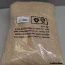 YoungsTex Burlap Linen Semi Sheer Curtains 72 Inch Length for Living Room, Semi Sheer Window Treatments Light Filtering with Rod Pocket Back Tab for Farmhouse Bedroom, Toffee, 2 Panel, 52 X 72 Inch