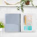 H4D 24 Pocket Morandi Color Spiral Multi Pocket Folder Poly Project Organizer