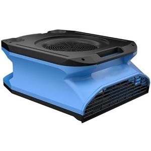 Commercial Turbo Blower Dryer - 1100 CFM, 1/4HP, Lightweight 18.3 lbs, Stackable, Portable Air Mover