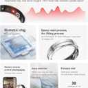 Smart Ring for Women & Men, Health Tracker with Blood Oxygen Monitor, Heart Rate & Sleep Monitor, 4-7 Days Battery, Waterproof Fitness Ring Size #10
