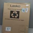 Lasko Oscillating Cyclone Pedestal Fan, Adjustable Height, Timer, Remote Control, 3 Speeds, for Bedroom, Living Room, Home Office, 18", Black, 1843