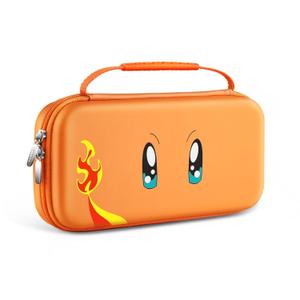 ivoler Carrying Case for Nintendo Switch 2 Model(2025), Portable Hard Shell Pouch Carrying Travel Game Bag for Nintendo Switch 2 Accessories Holds 12 Game Cartridge (Orange)