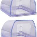 2pcs Weatherproof Cover Adhesive Wall Plate Receptacle Protection, Durable and Waterproof Design Cover Outl Weatherproof Outlet Cover Outside Outlet Cover Waterproof Outdoor Electrical (13x10.7cm)