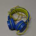 Kids Headphones-Noot Products K33 Foldable Stereo Tangle-Free 5ft Long cord 3.5mm Jack Plug in Wired On-Ear Headset for Children/Teens/Boys/Girls/ipad/School/Kindle/Travel/Plane/Tablet (Electric Blue)