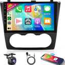 for Nissan Altima 2008-2012 Android 13 Car Stereo 9 Inch HD Touchscreen Radio, Wireless CarPlay Android Auto GPS WiFi Bluetooth FM/RDS SWC Dual USB HD Backup Camera (Manual A/C)