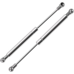 10inch/254mm 20lb/90N/9kg Stainless Steel Gas Struts, 10" Gas Springs Lift Supports for Boat Marine Hatch Cover, 2 Pcs, Ball Joints Ends