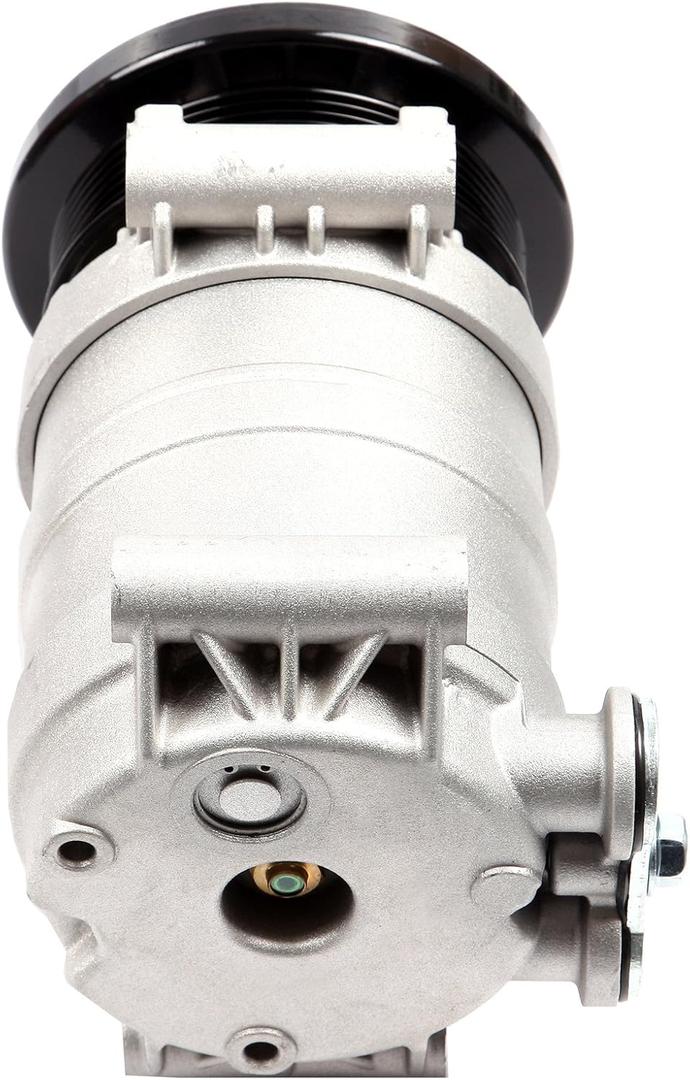 cciyu Air Conditioning Compressor for Ch-evrolet Silverado Blazer Silverado Compatible for GMC Yukon 5.7L 6.5L 7.4L 1995-2002 Replaces AC Compressor for Car 6 Grooves HT6