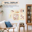 8.5x11 Picture Frame Set of 8, Gold Photo Frames for Gallery Wall Mounting, Display Pictures 6x8 with Mat or 8.5 by 11 Without, Certificate Frame with Plexiglass for Home Office Wall Decor