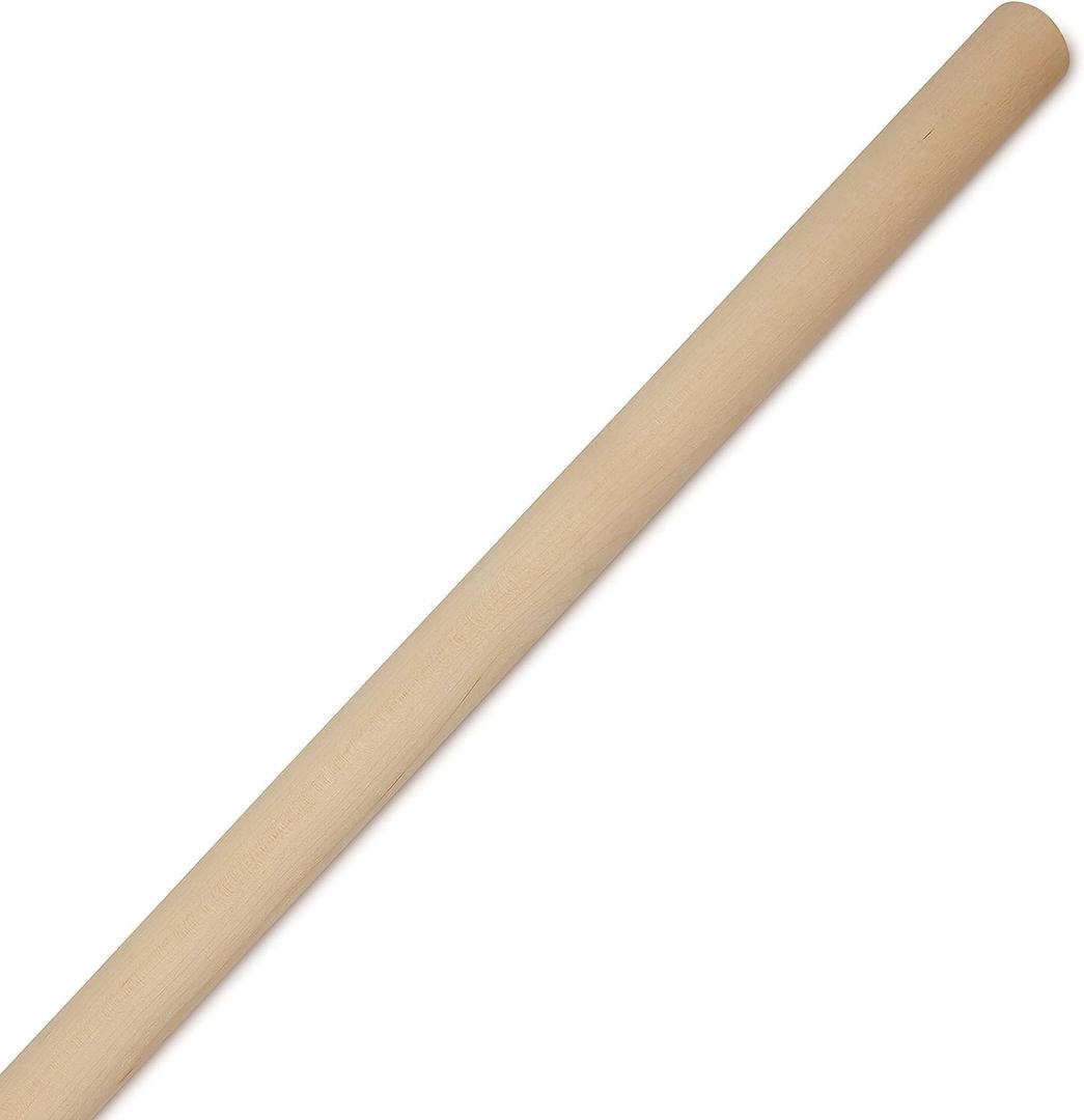 Dowel Rods Wood Sticks Wooden Dowel Rods - 1" D x 20"L Inch Hardwood Sticks - for Crafts and DIYers - (5 Pack)