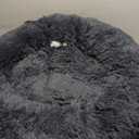 MIXJOY Orthopedic Dog Bed Comfortable Donut Cuddler Round Dog Bed Ultra Soft Washable Dog and Cat Cushion Bed (20''/23''/30''/36'') (36''x36'', Grey-Blue)