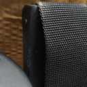 Universal Foldable Golf Cart Rear Seat Bag Holder, Upgraded Golf Cart Rear Seat Bag Rack Fits 8-Inch Max Width Safety Grip Bar, for EZGO Club Car Yamaha, Preinstalled, Space-Saving, No-Drill