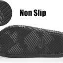 Weweya Slides for Women and Men - Bathroom Shower Shoes - Non Slip House Slippers - Lightweight Beach Sandals Size: 10 Women/8 Men