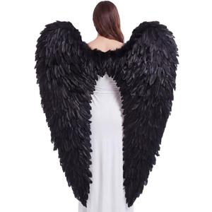 Jenaai Large Angel Wings, Feather Wings Halloween Costume for Women, One Size