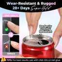 UNA GELLA Almond Nail Tips Medium 15 Sizes 300PCS Pre-Etched Gel Acrylic Nail Tips Almond Shape Easy Salon Press On Nails Long-Lasting Hold Full Cover Fake False Nails Snug Fit