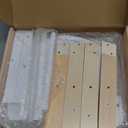 ROBOTIME Wooden Baby Doll High Chair, Pink Wooden Baby Doll Chair for 18 Inch Dolls, Pretend Play High Chair Baby Doll Accessories, Small