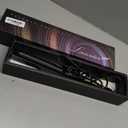 Lanvier 1 Inch Extra Long Hair Curling Iron with Ceramic Tourmaline Barrel, Professional Hair Curler up to 450°F with Dual Voltage for Worldwild Use, Hair Waving Style Tool for Girls&Women–Black