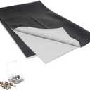 Minho Motorcycle seat Cover ATV seat Covers Neoprene seat Covers Moped Moto Accessories Material Universal Waterproof Elastic Leather Scooter Seat Cover, Seat Protector DIY with 80pcs Thumb Tack