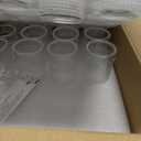 24 Pack Clear Glass Votive Candle Holders, Vintage Candle Holder for Floating Candle, Tealight Candle Holder for Table Centerpieces Home Bridal Shower Birthday Christmas Wedding Party Table Decoration