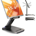 LISEN for iPad Stand Tablet Holder for Desk, Office Desk Accessories for Men Women Kids Tablet Gifts, Office Home Essentials Gadgets Portable Monitor Stand for 2026 New iPad a16 Accessories Switch
