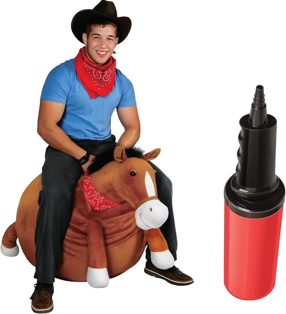WALIKI Hopper Ball for Adults Ages 13-101 | Hippity Hop | Jumping Hopping Ball (Horse), Adult, Small