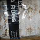 WITSHOCK Washable Area Rug 10x12 Non-Slip Floral Carpet, Floral Brown