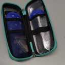YOUSHARES Insulin Cooler Travel Case with Temperature Display - Refrigerated Medicine Cooler Travel Case Diabetic Travel Case with 2 TSA Approved Ice Pack for Trip and Daily
