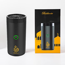 Luxury Arab Rechargeable Electric Car Incense Burner Bakhoor Mini USB Type-C Power Charge Car Insence Bukhoor Burner Holder Home Decor,B80 Black