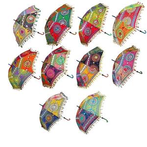 Pack of 10 Handmade Cotton Rajasthani Umbrella For Home Decoration