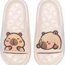 XIXITIAO Capybara Slippers for Women Men,Capybara Cute Slides,Non Slip Quick Drying Bathroom Slippers,Funny Sandals, Capybara Shower Shoes