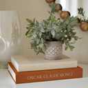 Beautiful Decorative Books - Set of 2 Linen Boxes Enhance Your Coffee Table, Bookshelf or Mantle Decor - Aesthetic Fake/Faux Books for Modern Home Decoration, Photo Storage and as a Keepsake Box