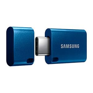 Samsung Type-C USB Flash Drive, 256GB, Transfers 4GB Files in 11 Secs w/Up to 400MB/s USB 3.2 Gen 1 Read Speeds, Compatible w/USB 3.0/2.0, Waterproof, 2022, Blue, MUF-256DA/AM