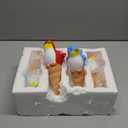 FirstGift 4 Pack Plant Self-Watering Stakes Terracotta Automatic Plant Waterer Devices Watering Globes Self-Watering Clay Planters Devices Perfect for Vacation Garden Plant Care Blue/Red Bird