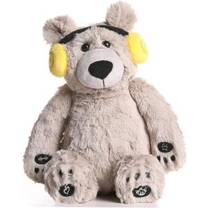 BEREST Baby Sleep Soother Cry Activated Sensor Toys, Heartbeat Bear for Babies, Plush Stuffed Animal for Newborn Infants, Babies Toy Vibrating with Moms Heartbeat,Baby Shower Gifts for Boys and Girls
