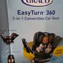 Graco EasyTurn 360 2-in-1 Rotating Convertible Car Seat, 360 Degree Rotating Infant to Toddler Rotating Car Seat, 2 Modes Rear and Forward Facing, Slim Design, Cyran, manufacturing date: 03.04.2026