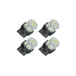 4PCS 7443 LED Bulb Back Up Reverse Light 12V-24V Super Bright 7440 T20 LED Replacement Light Kit Set for Car Back Up Reverse Tail Brake Turn Signal Daytime Running Lights - Xenon White