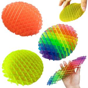 Mini Fidget Worm Toy 3 PCS - Stress Relief Fidget Toys for Kids&adults,Elastic Mesh Toys,Sensory Slug Fidget Toy,Resistance Fidget Toys,Anxiety Relief Toys (3 Colors Packing) Small Size