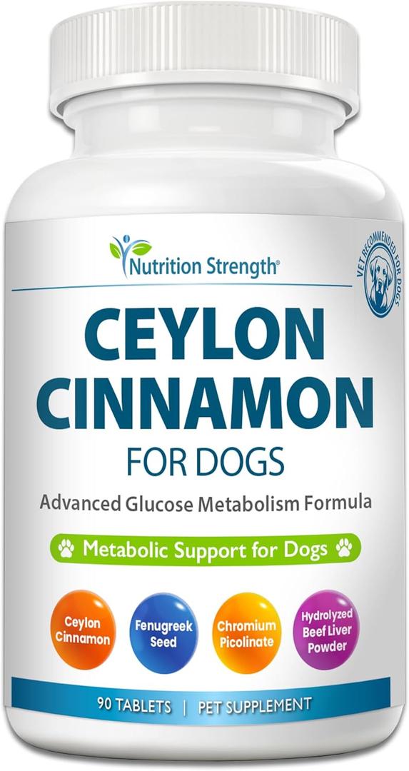 Ceylon Cinnamon for Dogs 90 Metabolic Support Tablets