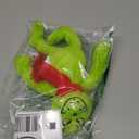 9 inches Christmas Green Monster Plush Toys, Dog Plush, Delightful Gift for Children, Christmas Decorations (Santa Mischief)